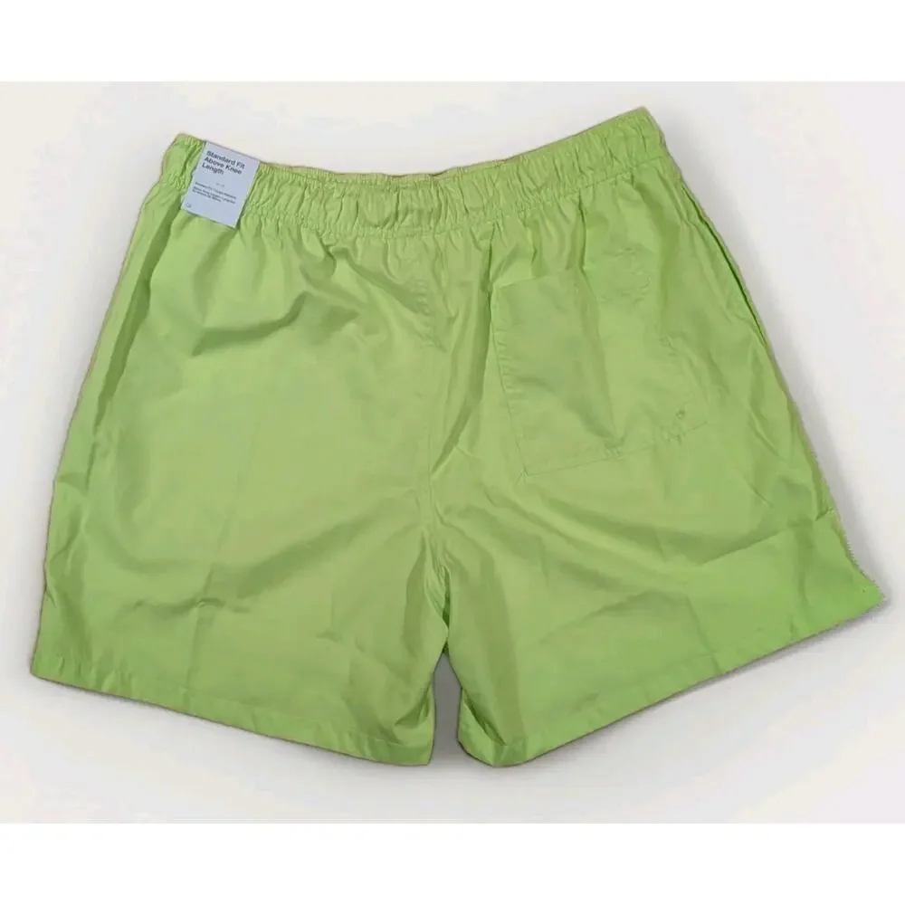 Nike Men’s Large Volt Green Swim Shorts NWT Above Knee Mesh Lined $50 MSRP